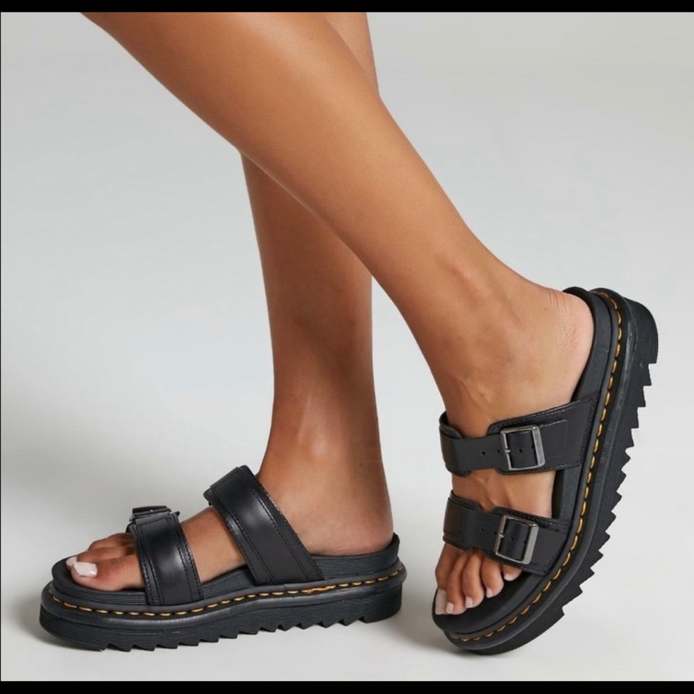 Dr. Martens platform slide sandals
